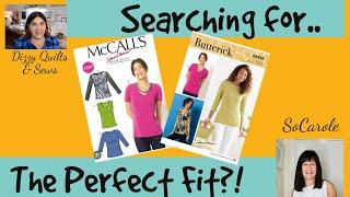 McCalls 6964 - The Perfect T Shirt?!   Collab with @dizzyquiltsandsews