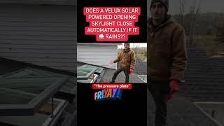 What happens if it rains and your skylight is open!?!   @veluxusa