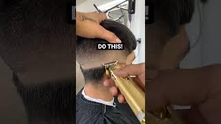 BARBER HACK! BOTTOM GUIDELINE.