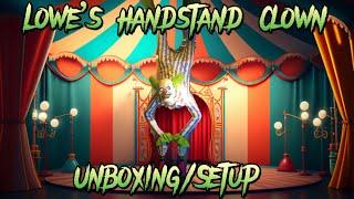 Lowe’s Halloween (2024) Handstand Clown animatronic Unboxing and Setup