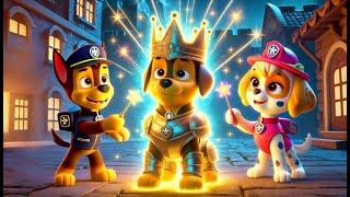 Paw Patrol Ultimate Rescue | MARSHALL Turns Into A Glowing Knight??  Happy Life Story | Rainbow 3