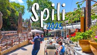 Spili Kreta, Crete, walking tour 4K, vlog, Greece travel guide 2025