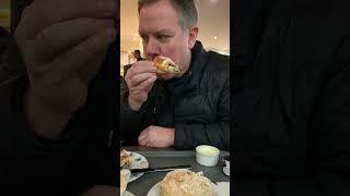 Testing the garden centre level pastry at Thompson’s of Crews Hill.