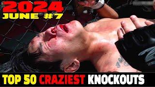 Top 50 Craziest Knockouts of June 2024 #7 (MMA•Muay Thai•Boxing•kickboxing)