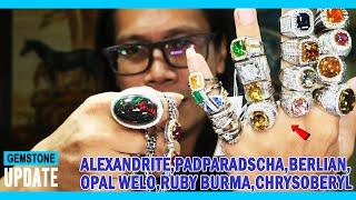 GEMSTONES UPDATE 16062024 - ALEXANDRITE CHRYSOBERYL TSAVORITE BLUE ORANGE PAPADRADSCHA SAPPHIRE RUBY