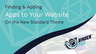 Finding & Adding Apps on the New Standard Theme