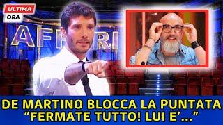 AFFARI TUOI: STEFANO DE MARTINO BLOCCA LA PUNTATA - LA SCOPERTA CHOC IN DIRETTA TV - "LUI E'..."