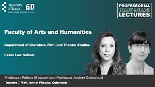 Faculty of Arts and Humanities Professorial Inaugural Lectures