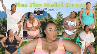 Finally Going on Vacation! CupShe Plus Size Swim + Cover-Up Try-On Haul!!