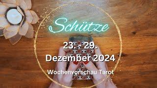 SCHÜTZE ️ "CHANCE AUF FREUDENTRÄNEN! CHANCE AUF FÜLLE & GLÜCK" 23. - 29.Dezember 2024 Tarot