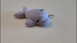 양모펠트로 돌고래 너울이 만들어주세요 | Making dolphin with needle felt