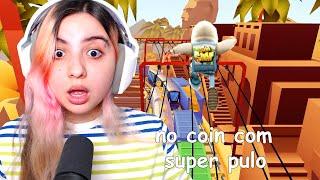 subway surfers no coin mas coloquei super pulo mod 1000x mais alto 