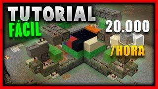 TUTORIAL FÁCIL GRANJA DE ARENA/GRAVA/CEMENTO 1.15+  [20.000 ITEMS/HORA]