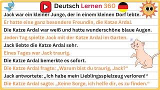 Deutsch lernen mit Geschichten - Die Geschichte der Katze Ardal und ihres Freundes