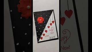 DIY new year greetings card | happy new year 2025 | handmade beautiful card | crafterjyoti