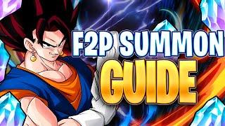 THE ULTIMATE FREE TO PLAY DOKKAN SUMMONING GUIDE, HOW TO USE YOUR STONES! | DBZ: Dokkan Battle