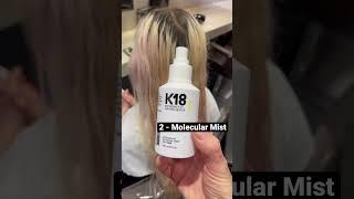 How I use k18 throughout a global bleach out…see the FULL tutorial - LINK IN DESCRIPTION