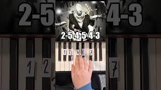 Dark Darker Yet Darker Undertale  Piano Tutorial #shorts