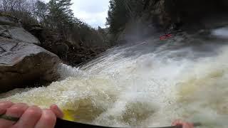 kayaking The Upper Pemigewasset River (upper pemi) in New Hampshire