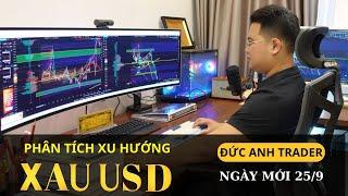 24h LIVE XAUUSD 25-9-2024. Phân Tích Xu Hướng giá Vàng, Forex, xauusd.