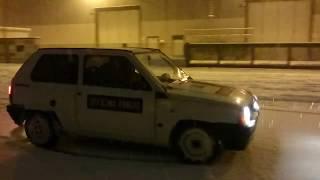 Fiat Panda 1.2 16V drift sulla neve 360° Officina Fangio