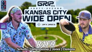 DGPT Q-Series |  Kansas City Wide Open | R1 F9 | Shultz, Hebenheimer, Jones, Clemons | Gatekeeper