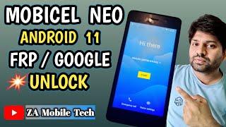 Mobicel Neo Frp Bypass | Mobicel Neo Google Account Unlock | Za Mobile Tech