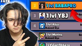 1lvl Hesabımın Adını 1lvl BABAPRO Yaptım! Brawl Stars