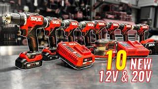 10 NEW SKIL 12V and 20V Brushless Compact Tools [AVAILABLE NOW!!]