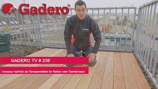 Cumaru Hartholz als Terrassendielen für Balkon oder Dachterrasse