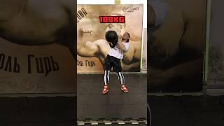 Гиря 100кг одной рукой  #ссш #александр #корягин #сила #спорт #тренировки #gym