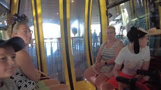 Florida Vlog 2022 - Day 4 - EPCOT - Spaceship Earth, Nemo, Test Track, Skyliner, Longhorn