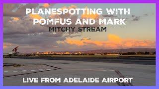 ️ PLANE SPOTTING WITH MITCHY: LIVE from Adelaide Airport (ADL) + ATC ️