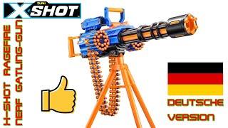 X-Shot Insanity Ragefire | Nerf Gatling | Unboxing, Review und Test DEUTSCH | OWL Nerf Community