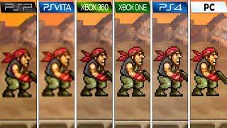 Metal Slug XX | PSP vs PS Vita vs Xbox 360 vs Xbox One vs PS4 vs PC | Graphics Comparison