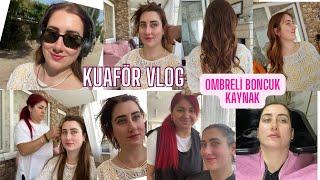 Kuaför Vlog | Kahve Tonlarına Dönüş | Ombreli Boncuk Kaynak | Işıltılı Saçlar ‍️