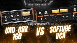 Softube vs UAD | VCA Compressor 160 style vs dbx 160