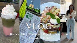 VLOG: brunch date | home goods run | busy life of a mom | carnival fun | and so much more !