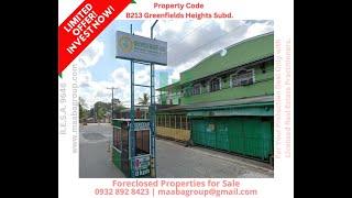 Greenfields Heights Subd Lot for Sale in Dasmarinas, Cavite