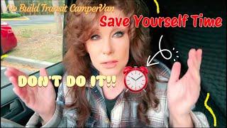 Don’t Do It!!!No Build 2013 Transit Connect CamperVan.          #vanlife #solofemalevanlife #nobuild