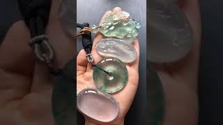 顶级玻璃种翡翠挂件谁都爱#翡翠 #jade