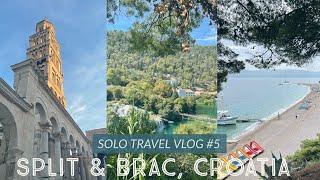 SOLO TRAVEL VLOG #5 | SPLIT AND BRAC ISLAND, CROATIA |