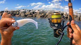 Jetty Fishing For Whatever Bites (Flounder Galore)