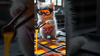 Mischievous Cat and the Fake Gold Bricks | Funny Moral Cartoon for Kids#ai #cat