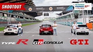 Drag Race: Civic Type R vs GR Corolla vs Golf GTI - AutoBuzz