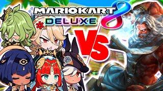 CY YU & SUMERU'S VA CREW VS ZEUS | Mario Kart 8 Deluxe