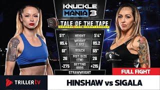 Knuckle Mania 3: Hinshaw vs Sigala