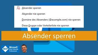 Absender sperren