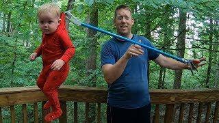 Brat Grabber 2000 Review - Best PARENTING Gear!! & Family Fishing Trip VLOG