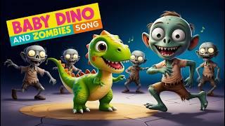 Dinosaur Song For Kids | Dinosaur And Zombie Song | Zombie Dance For Children | Kids Song | Kids Tv